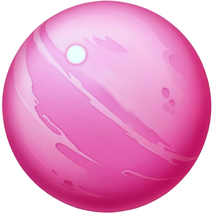 Pink planet Esteve emoji