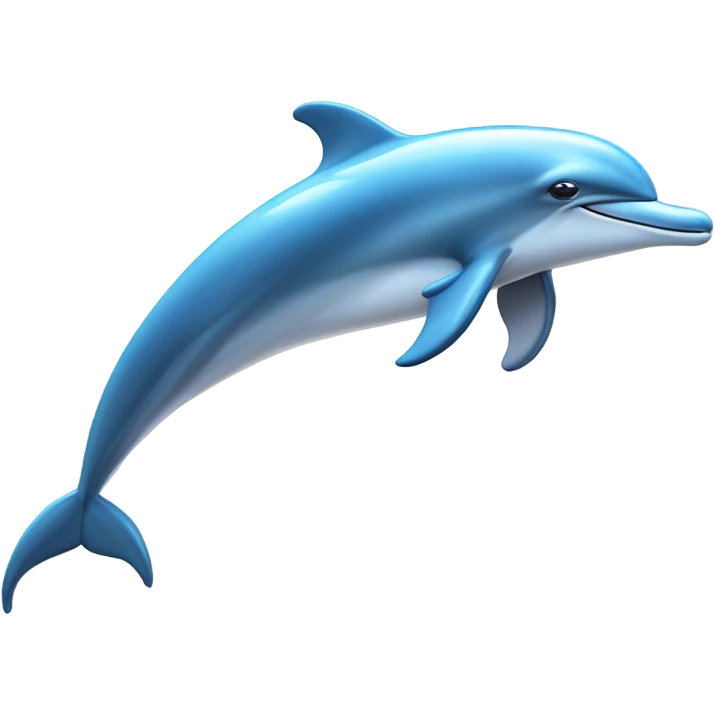 Dolphin flying  emoji