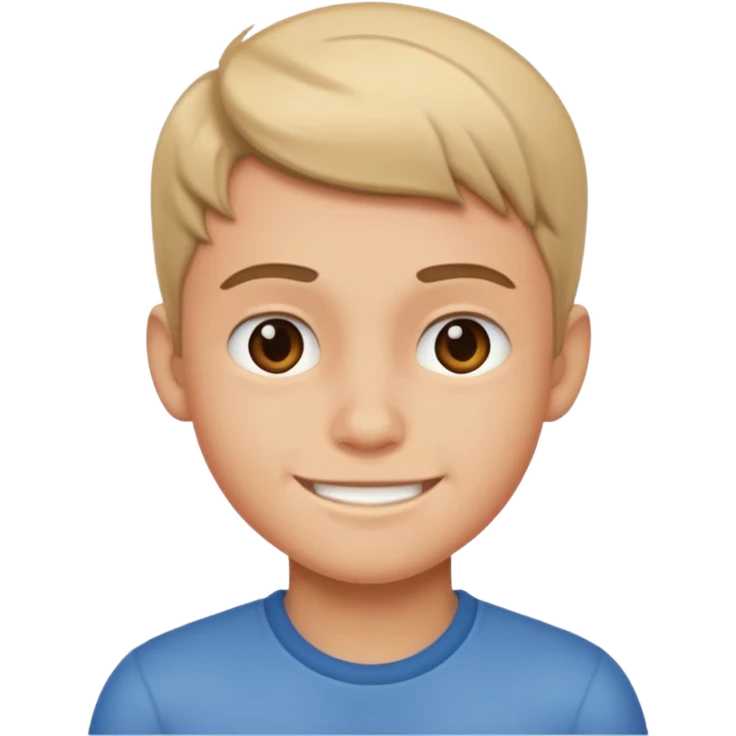 Boy smirking emoji