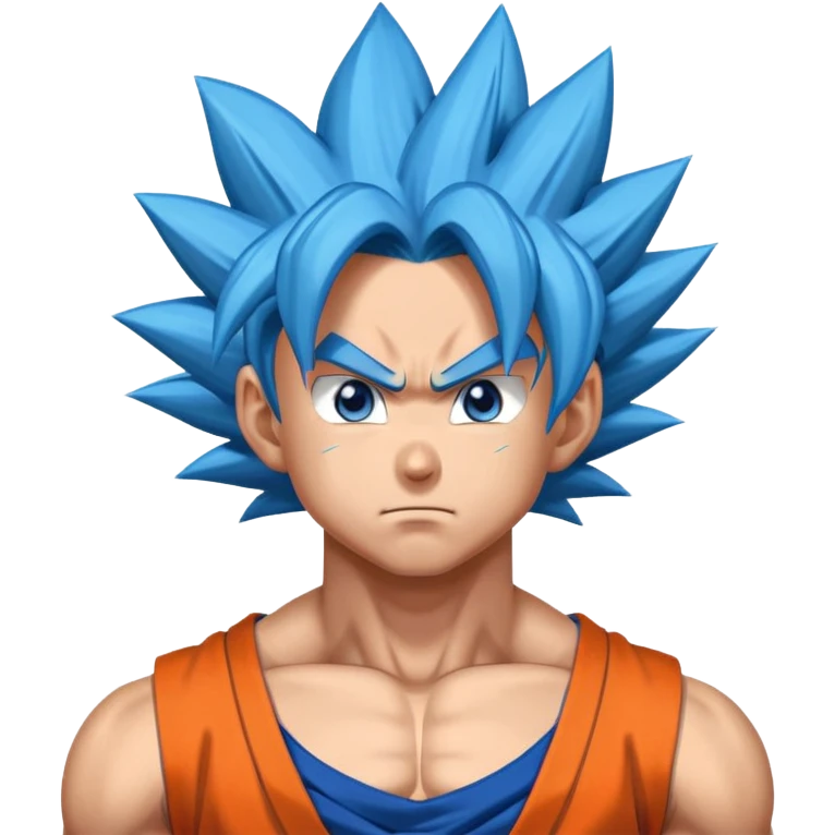 Goku super saiyan blue emoji