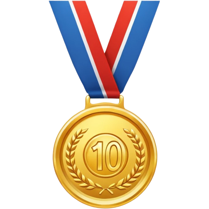 a medal for game application, the user will get when he win his first 100 points.. emoji