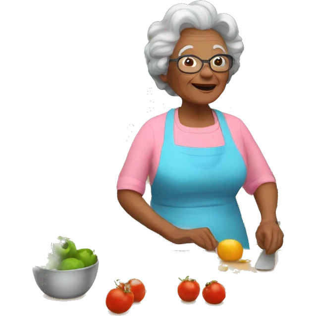 Granny in the Kitchen emoji