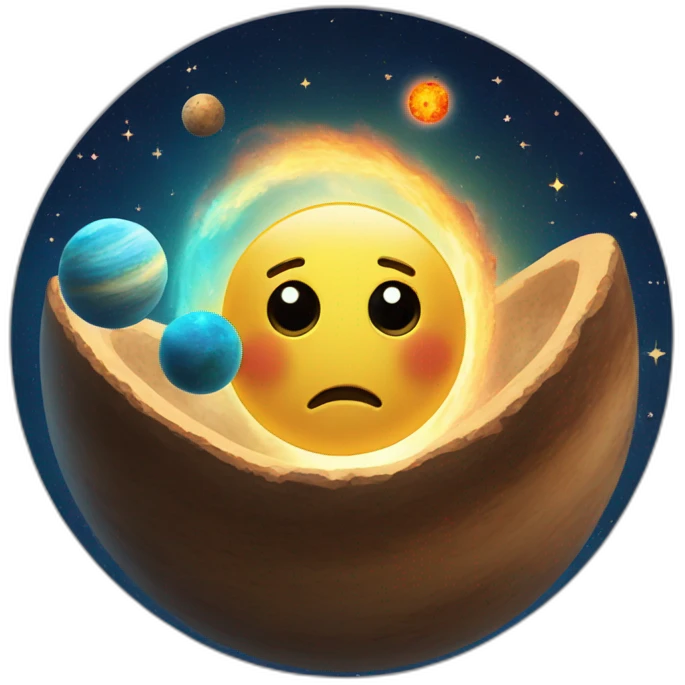 planets being born in big bang emoji