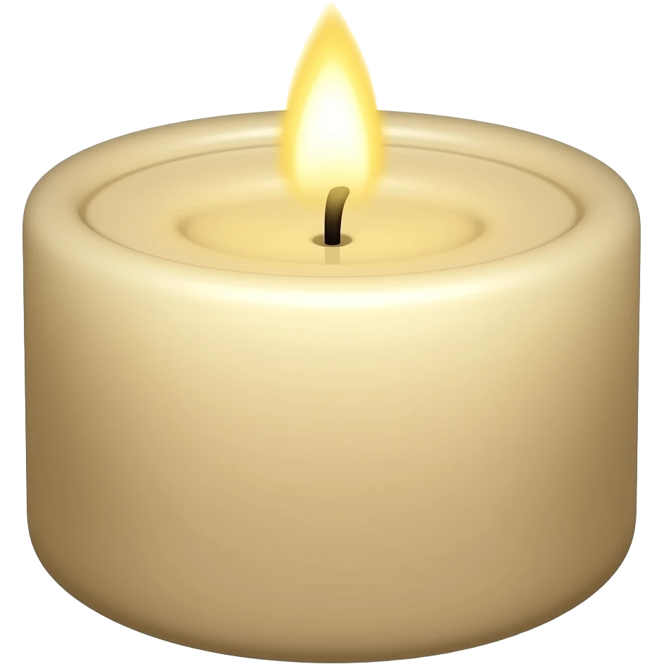 relax candle emoji