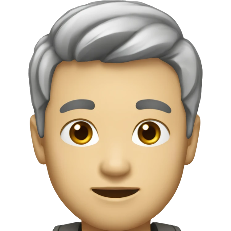 可愛的小狗，在等公車 emoji