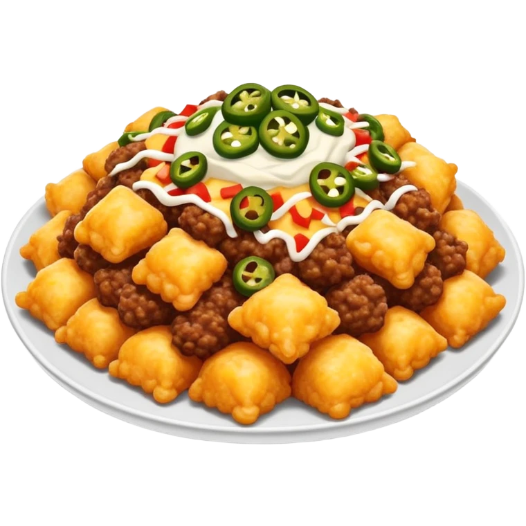 Tater tot nachos  emoji