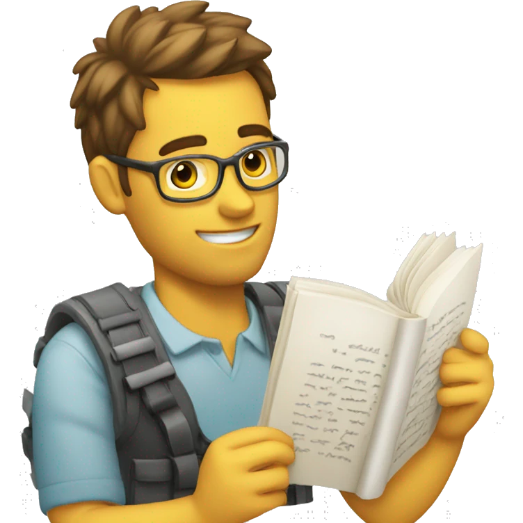 escribir un libro emoji