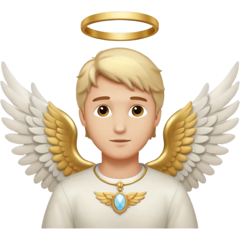 man angel emoji