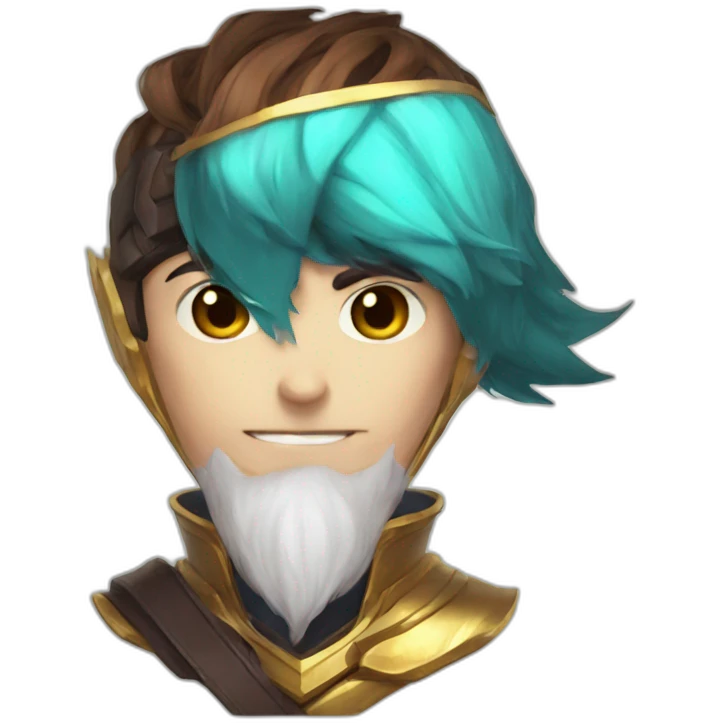 Faker with azir emoji