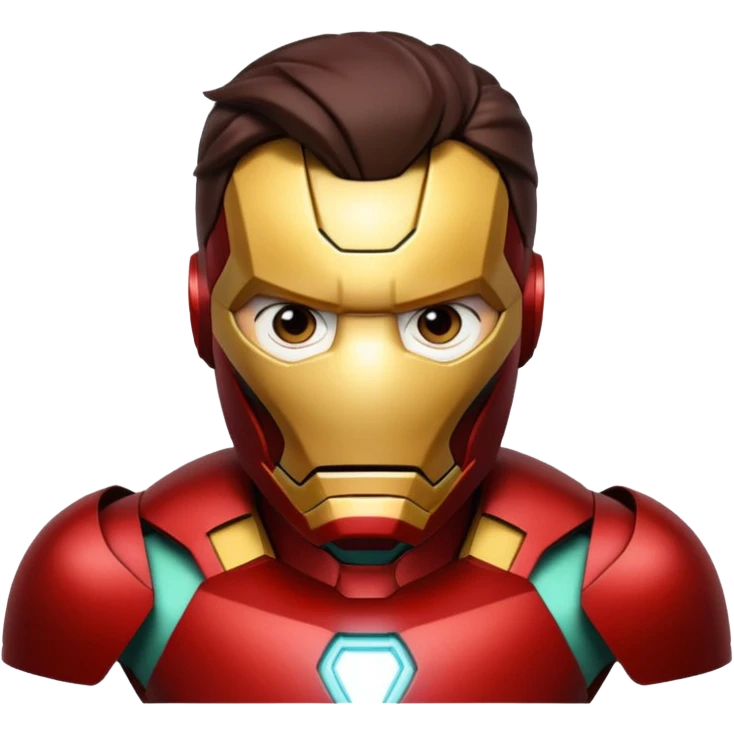Iron man pinching loki on face  emoji