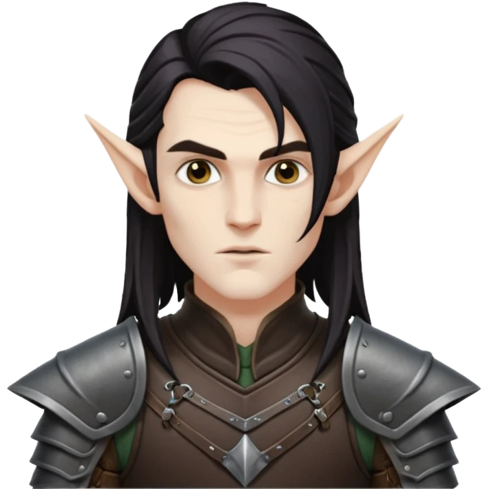 dark elf man emoji