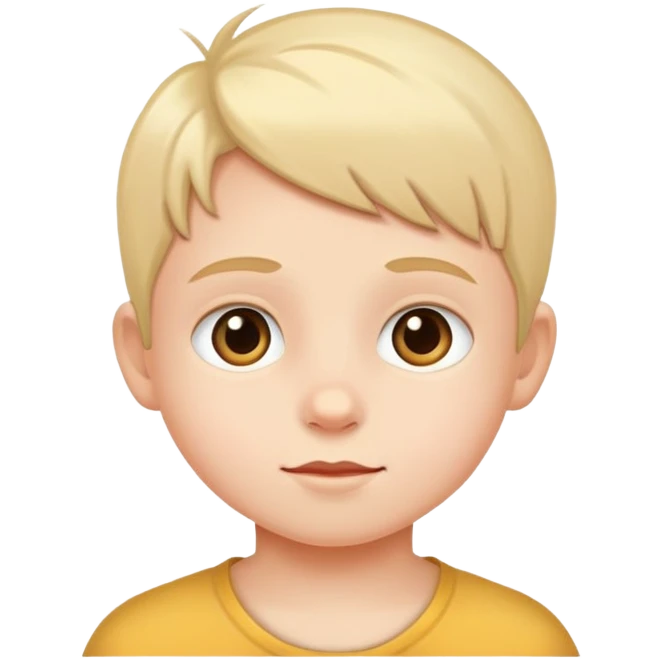 realistic portrait of a child emoji