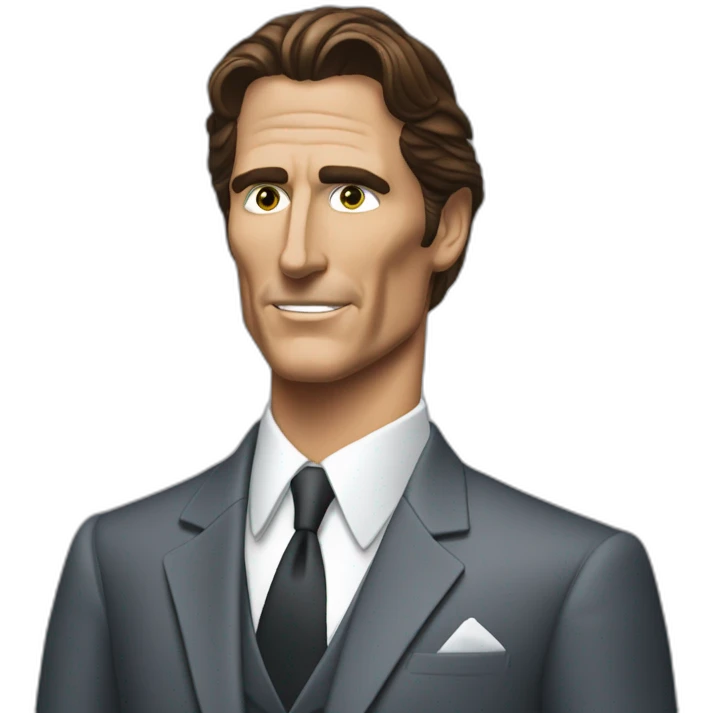 Patrick Bateman sigma emoji