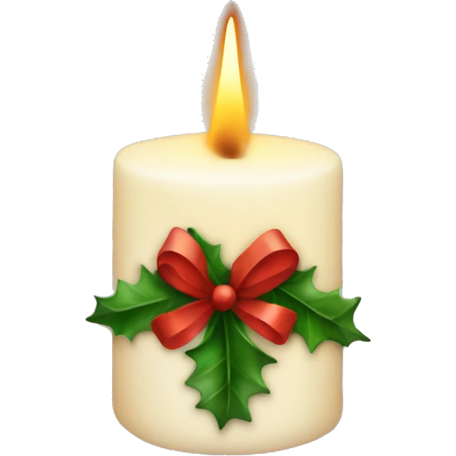 christmas candle emoji