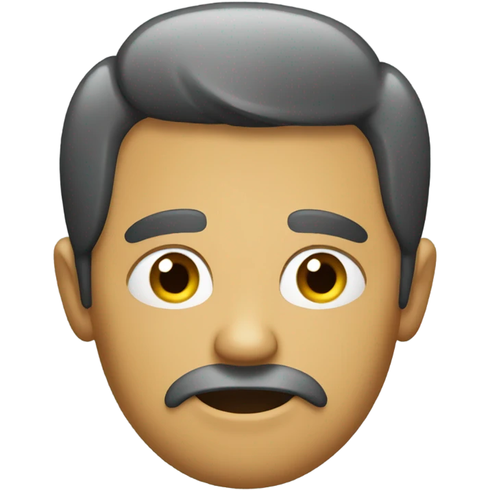 guy saying my bad emoji
