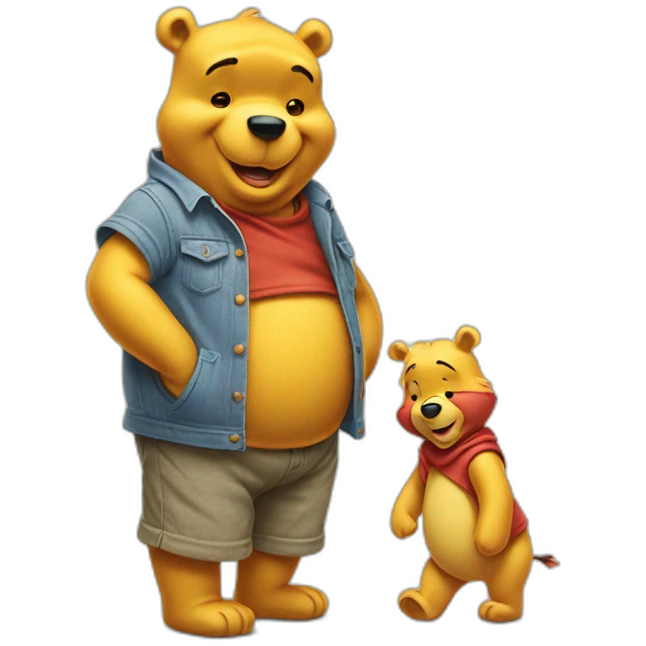 Winnie the pooh full body emoji