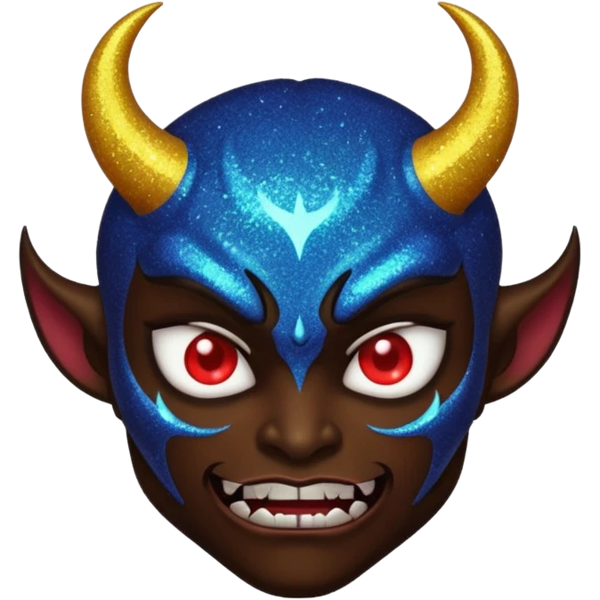 glitter fallen demon evil emoji