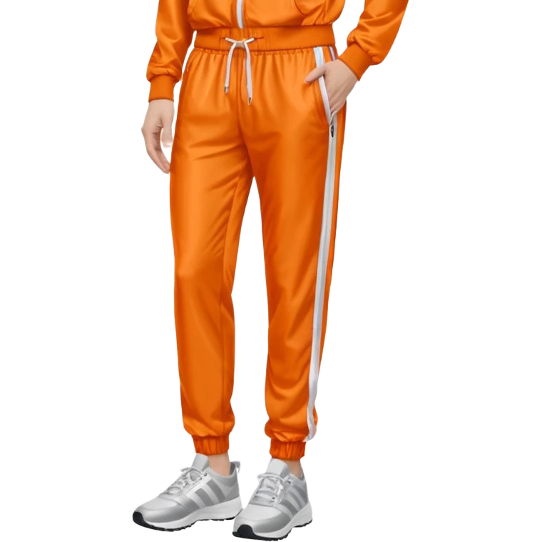 Tracksuit bottom orange emoji