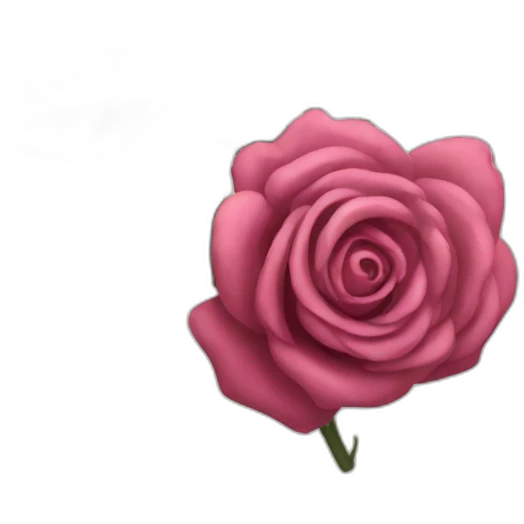 Rose noir emoji