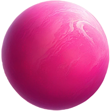 Pink planet  emoji