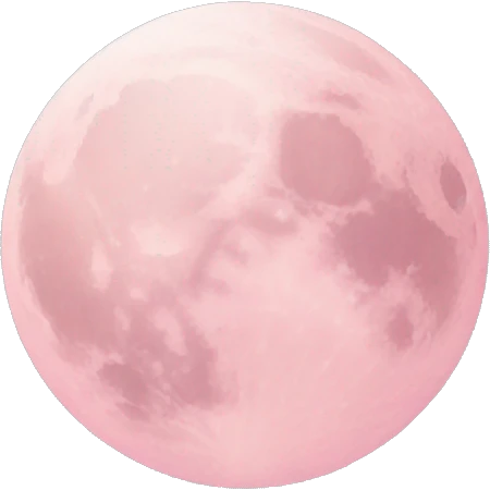 pastel pink moon emoji