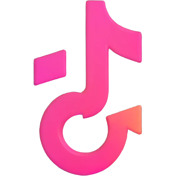 TikTok logo emoji