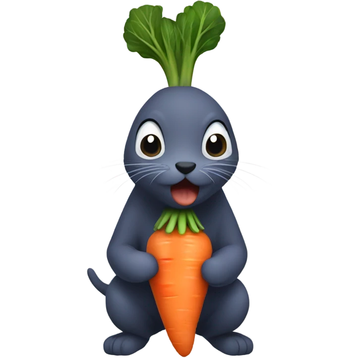 quakko eating carrot emoji