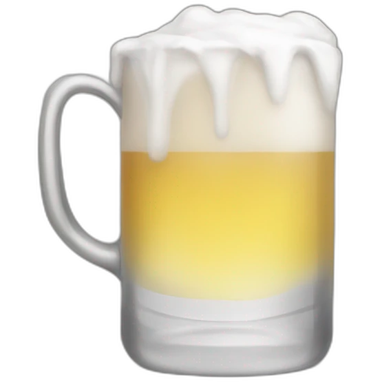 Chat avec un boisson emoji