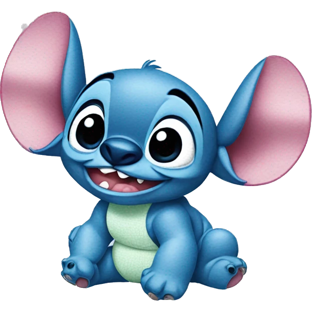 Stitch baby from cartoon Lilo& Stitch emoji