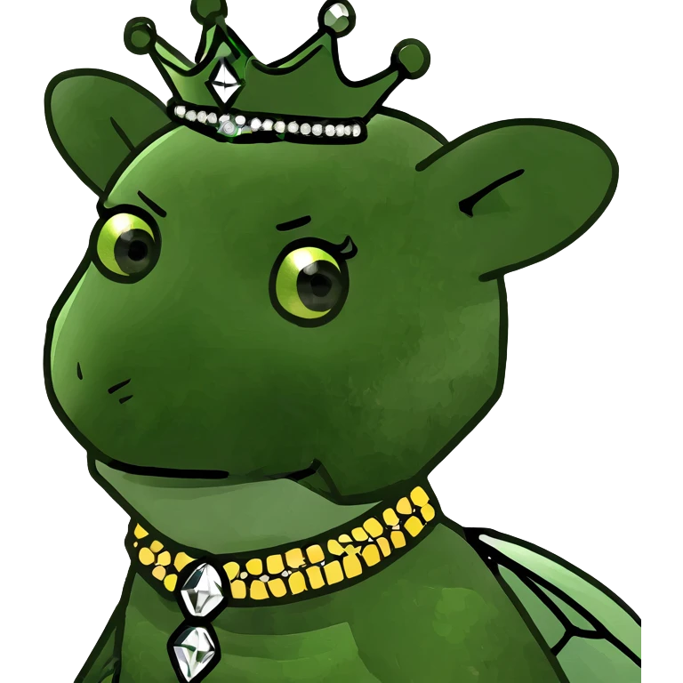 Fancy mint green queen bee with diamond jewelry, rhinestone embellishments, and glitter sparkles emoji