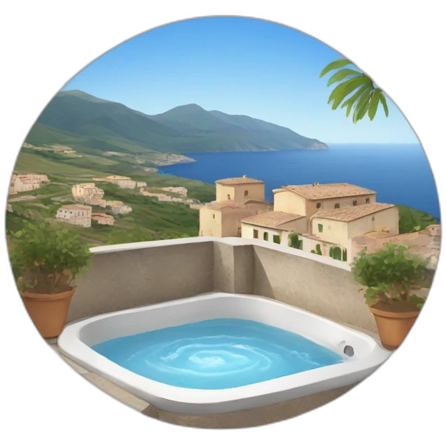 Jacuzzi in Sicily emoji