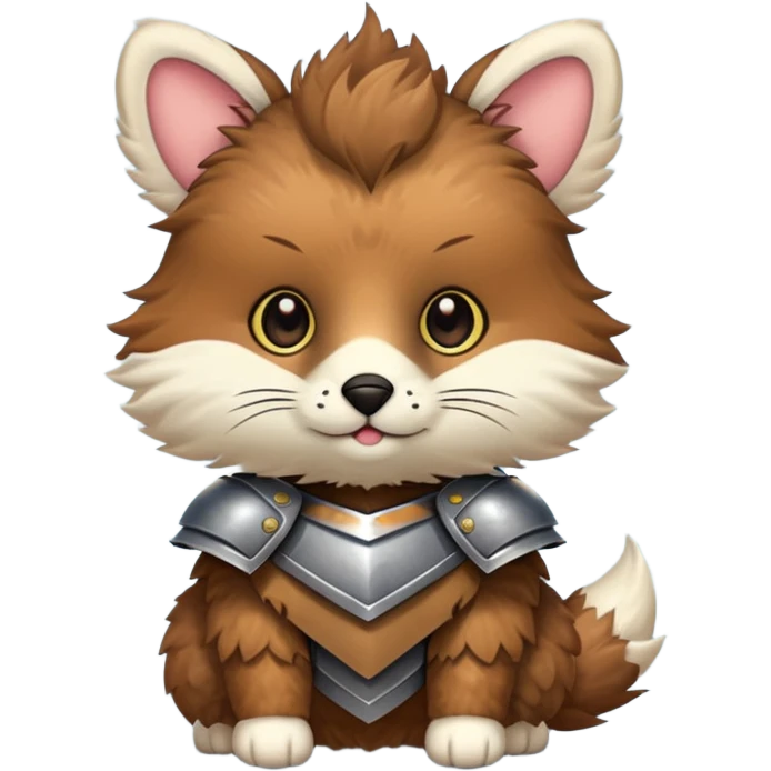 armored cute animal emoji