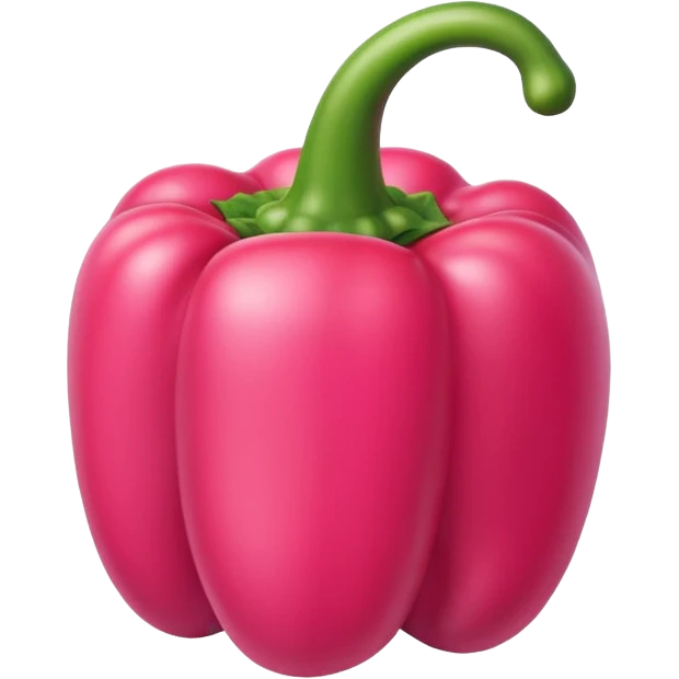 bright pink pepper emoji
