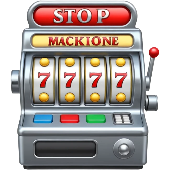 Slot machine, classic, 5 reels, the stop symbols are P-R-O-P-O emoji