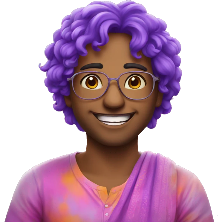 Happy holi emoji