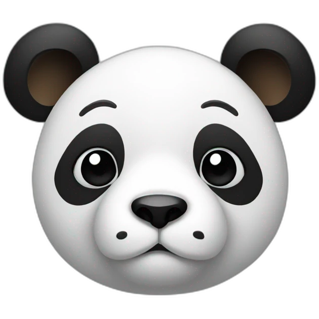 panda thinking emoji