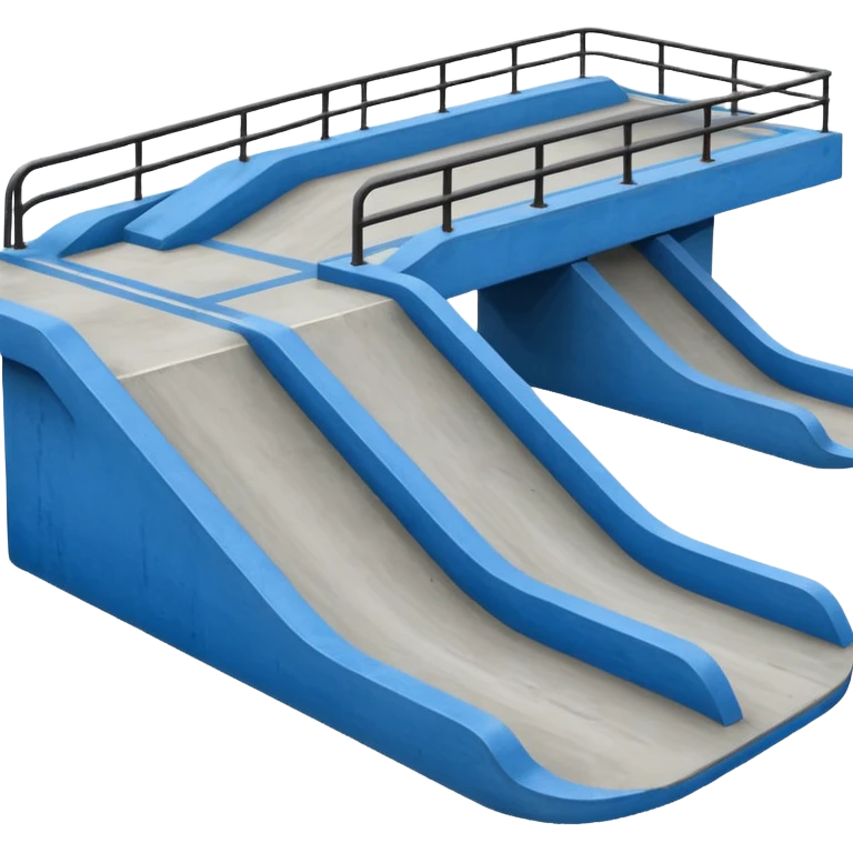 Skatepark blue emoji