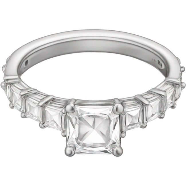 Radiant cut ring emoji