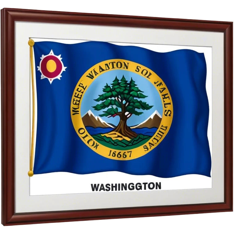 Washington state flag emoji