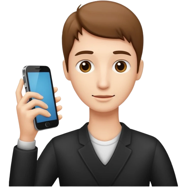 Super Long long neck queer on phone  emoji