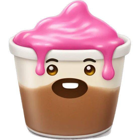 Pink gravy in brown gravy ju emoji