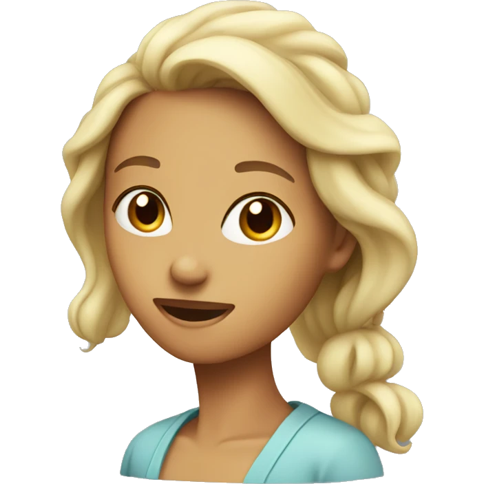 Lady shaking head no emoji