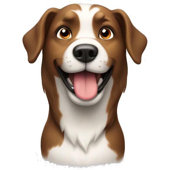 dog with hart  emoji