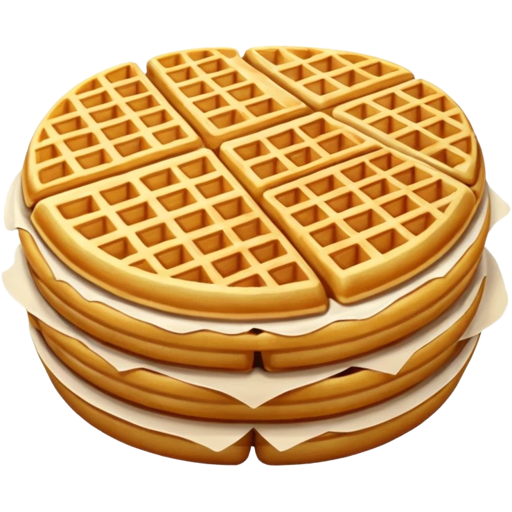 Waffle fries emoji