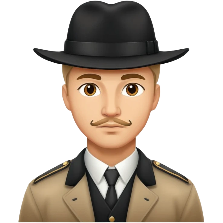 Strong belarus with black hat emoji