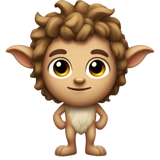 satyr with goat legs emoji