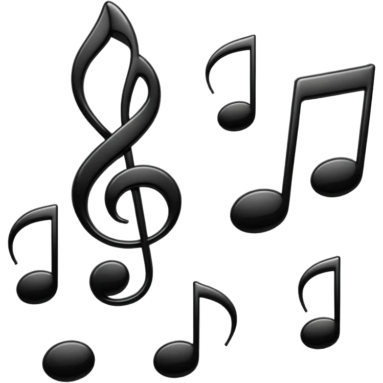 music notes emoji