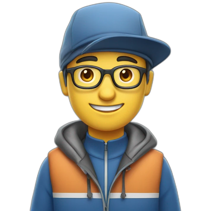 Profesor Educación Física con gorro de pescador Adidas joven  emoji