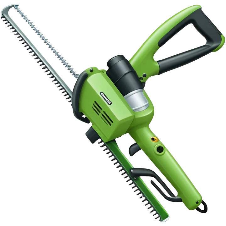 garden hedge trimmer emoji