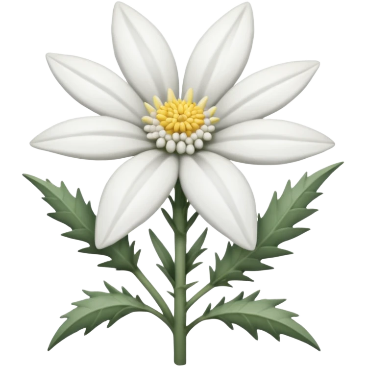 edelweiss realista emoji